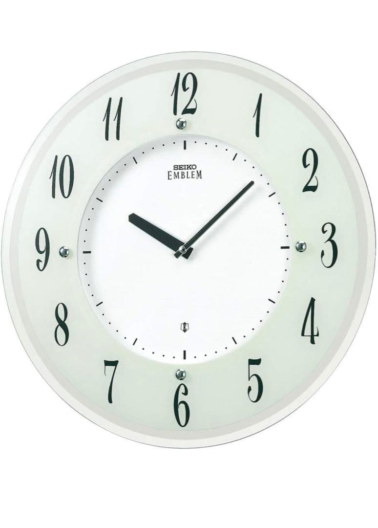 【※最終値引き】SEIKO 高級 エンブレム 電波時計 HS533W 掛け時計