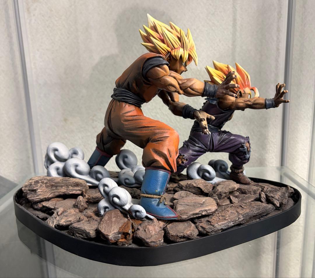 リペイント親子かめはめ波 孫悟空 孫悟飯 セル 一番くじ