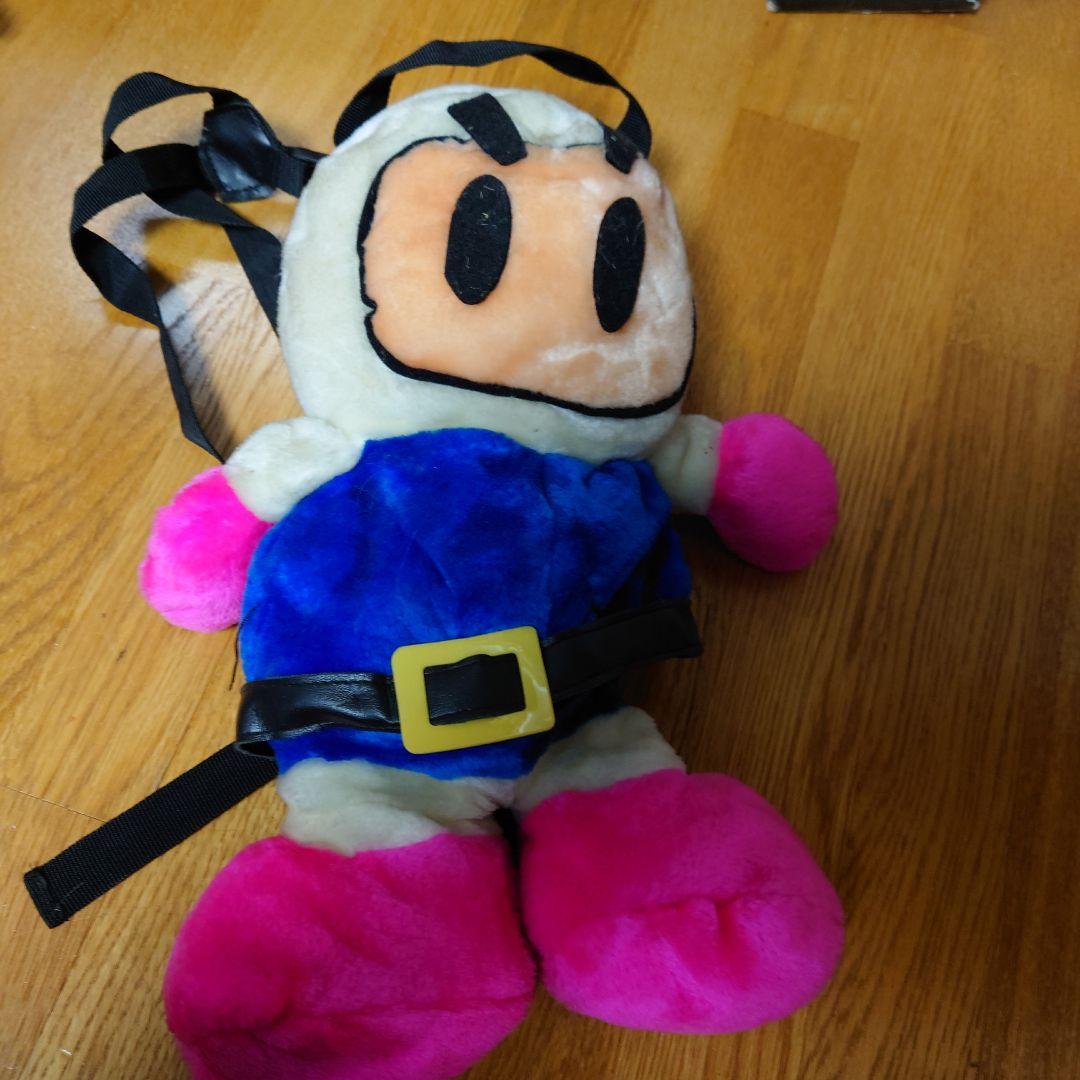 ボンバーマン ぬいぐるみ リュック 保冷バッグ 当時品　激レア