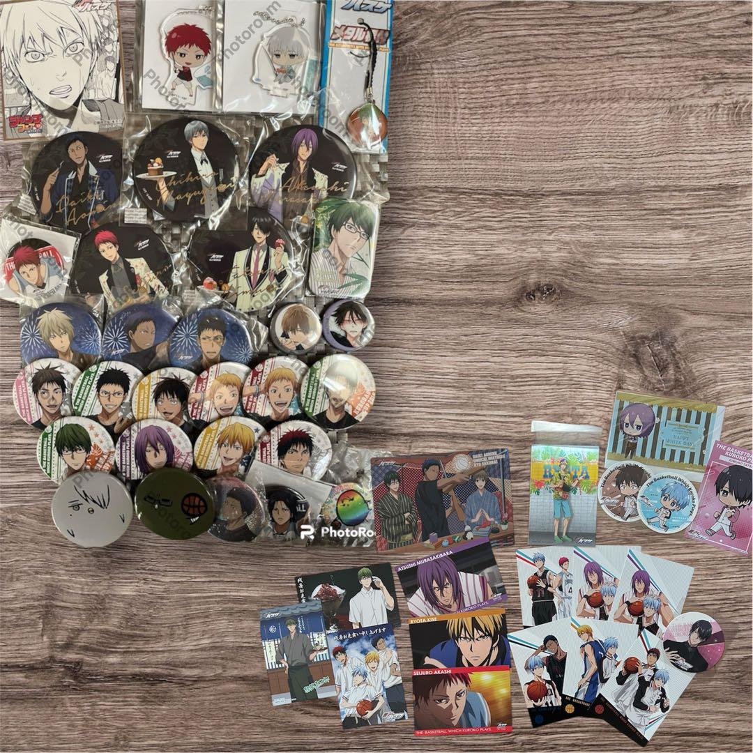 黒子のバスケ 缶バッジセット 約40個