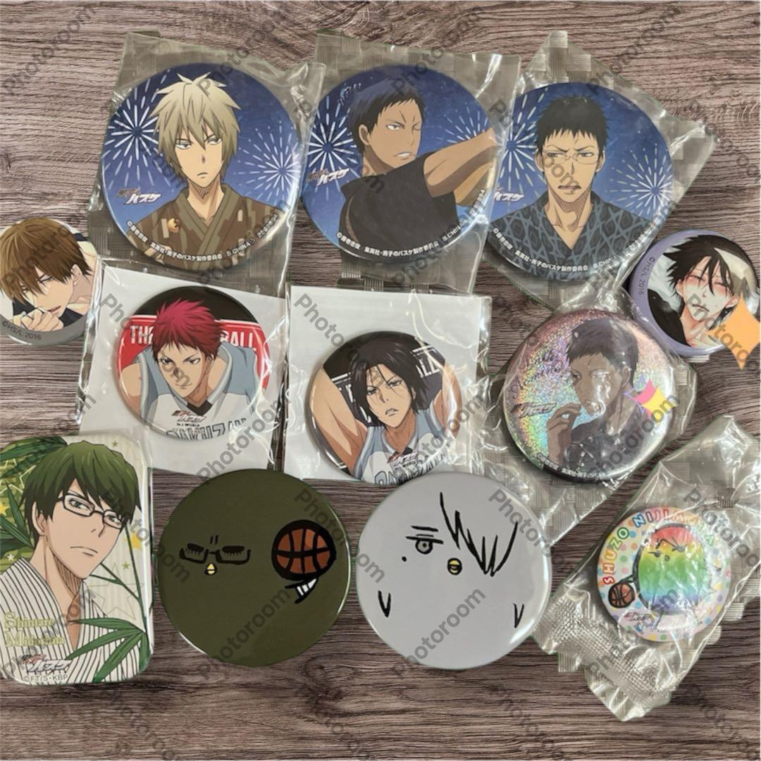 黒子のバスケ 缶バッジセット 約40個