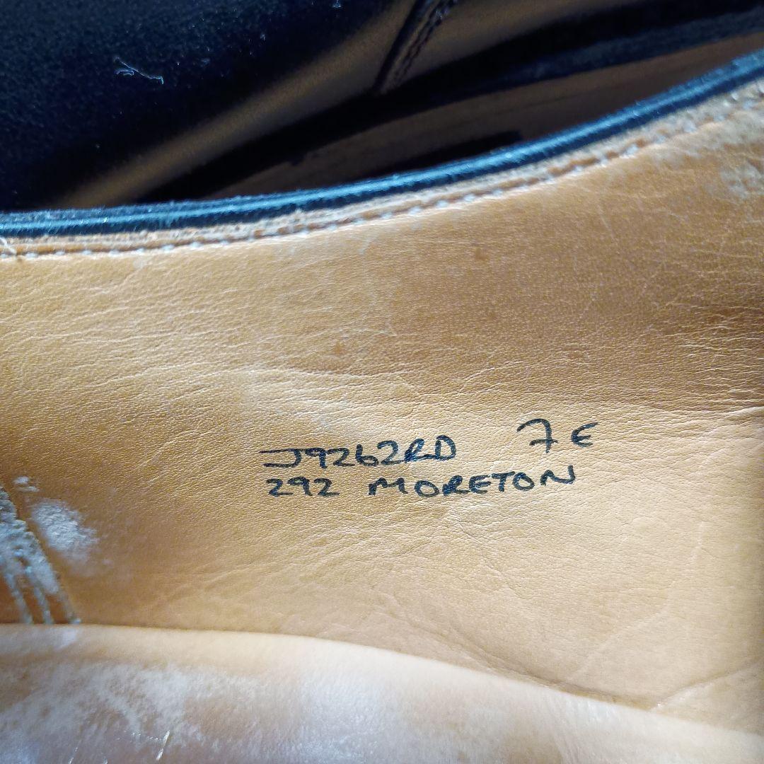 クロケット＆ジョーンズ モールトン ブラック Uチップ