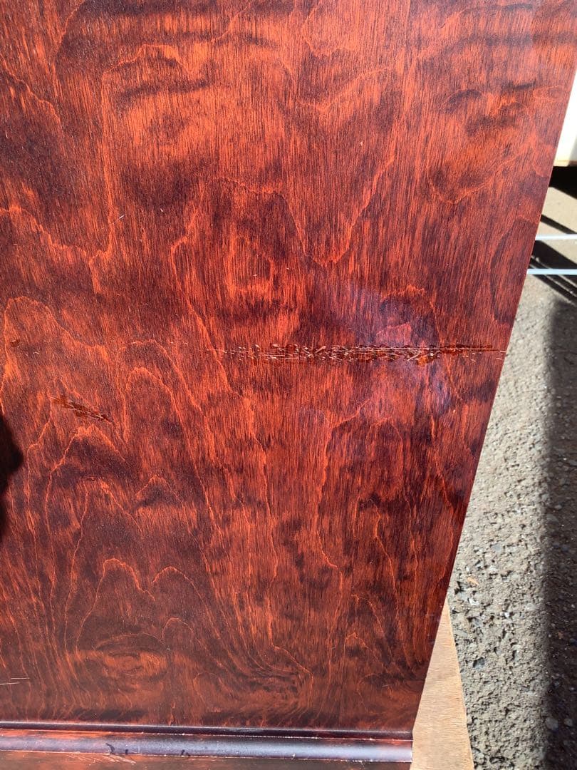 北海民芸 和光 ライティングビューロー ライティングデスク アンティーク 樺材