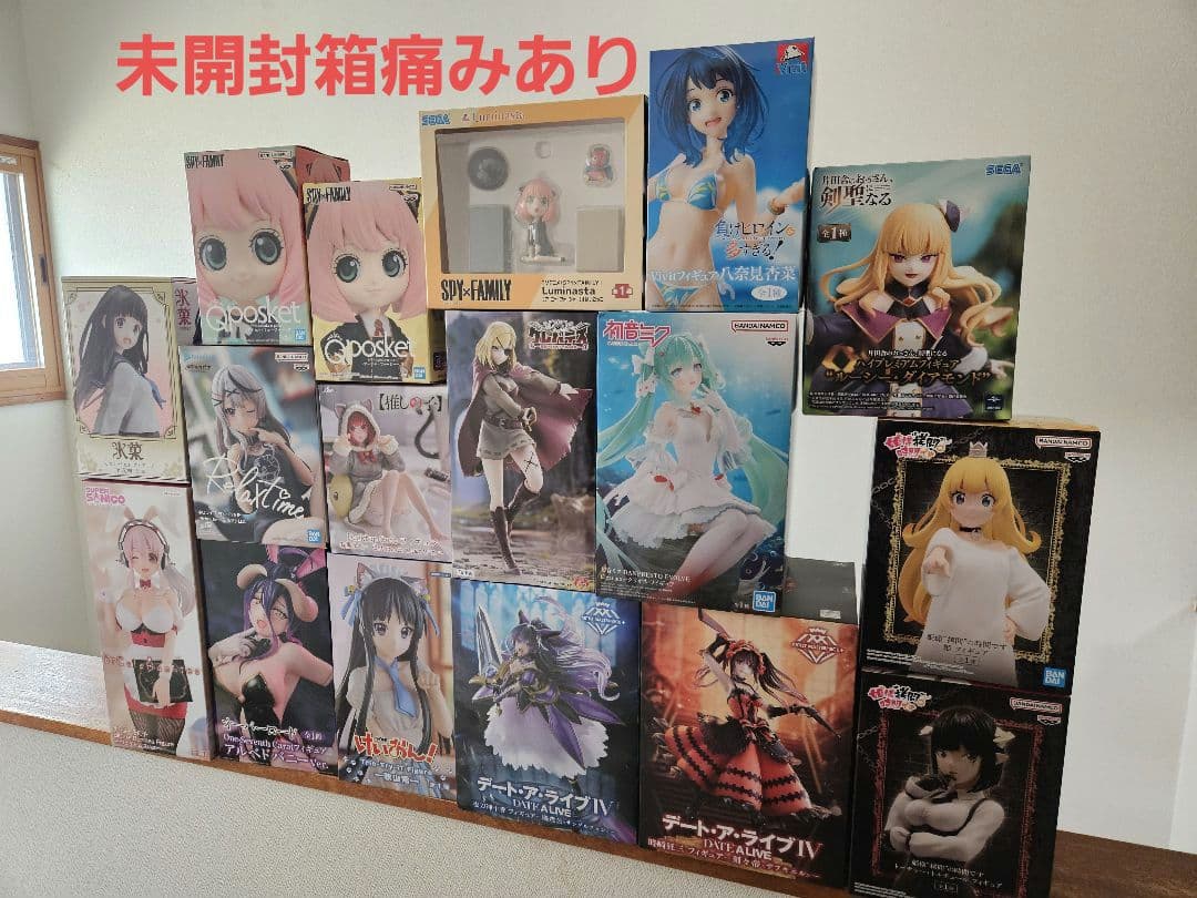 (箱痛みあり)けいおん　氷菓　ホロライブなど美少女フィギュアまとめ売17点セット