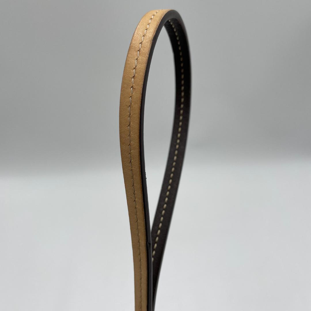 良品 COACH ショルダーバッグ キャンバス ブラウン シグネチャー ポーチ