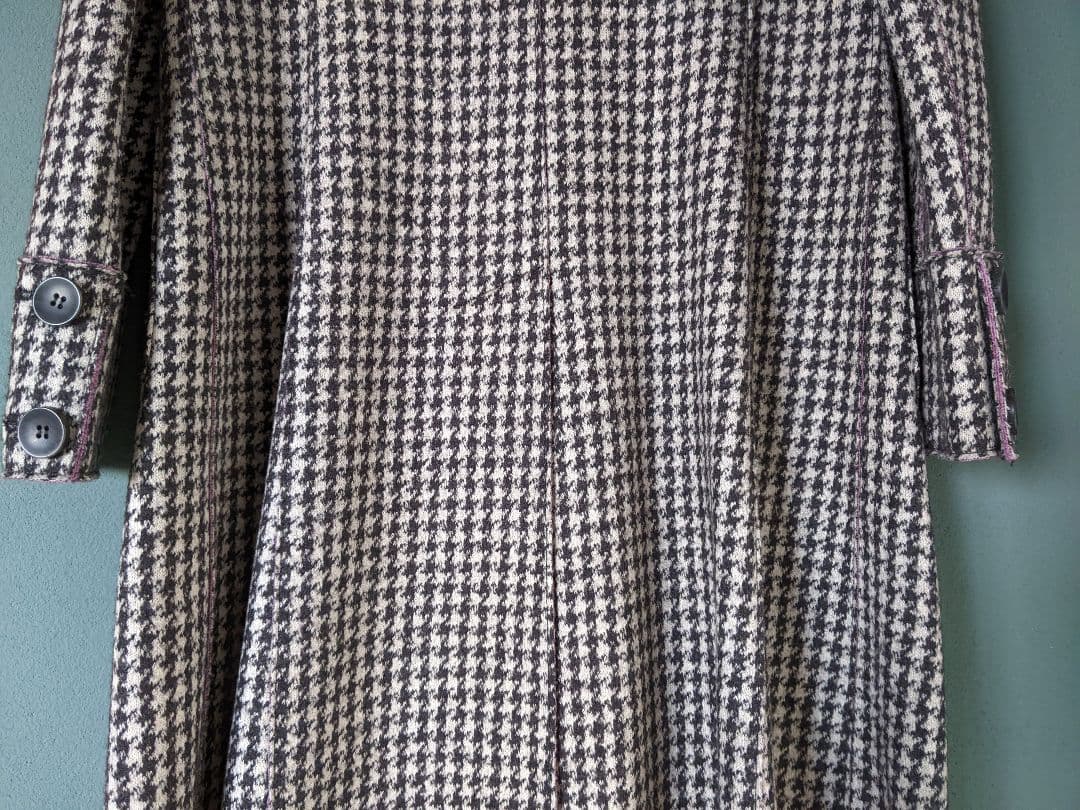 MaxMara WEEKEND LINE 千鳥格子柄 ウールコート 42