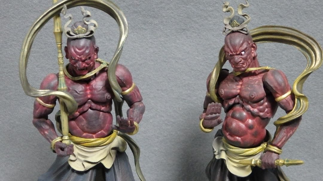 リボルテックタケヤ 金剛力士 阿形 吽形 タケヤ式自在置物 フィギュア 海洋堂