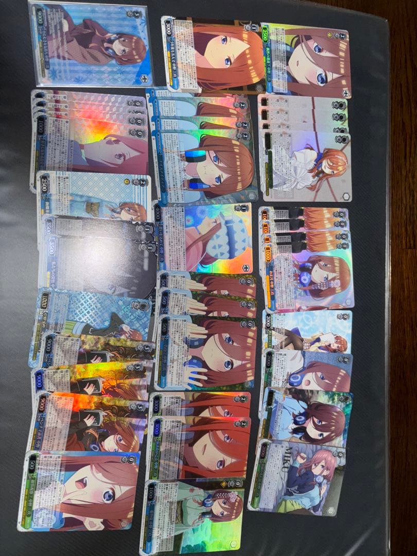 ヴァイス　中野 三玖 フルレア デッキ ヴァイスシュヴァルツ 五等分の花嫁パーツ