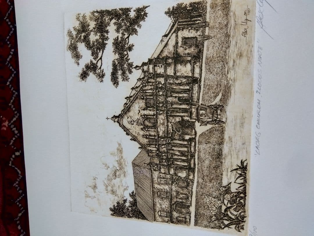 エッチング版画 4枚