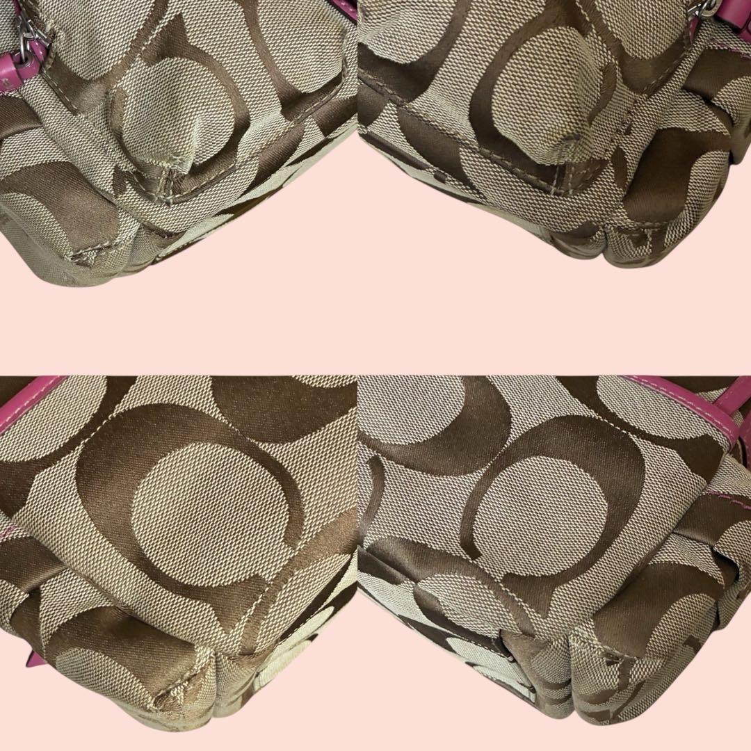 Y2K COACH コーチ 2way シグネチャー ハンドバッグ ショルダー