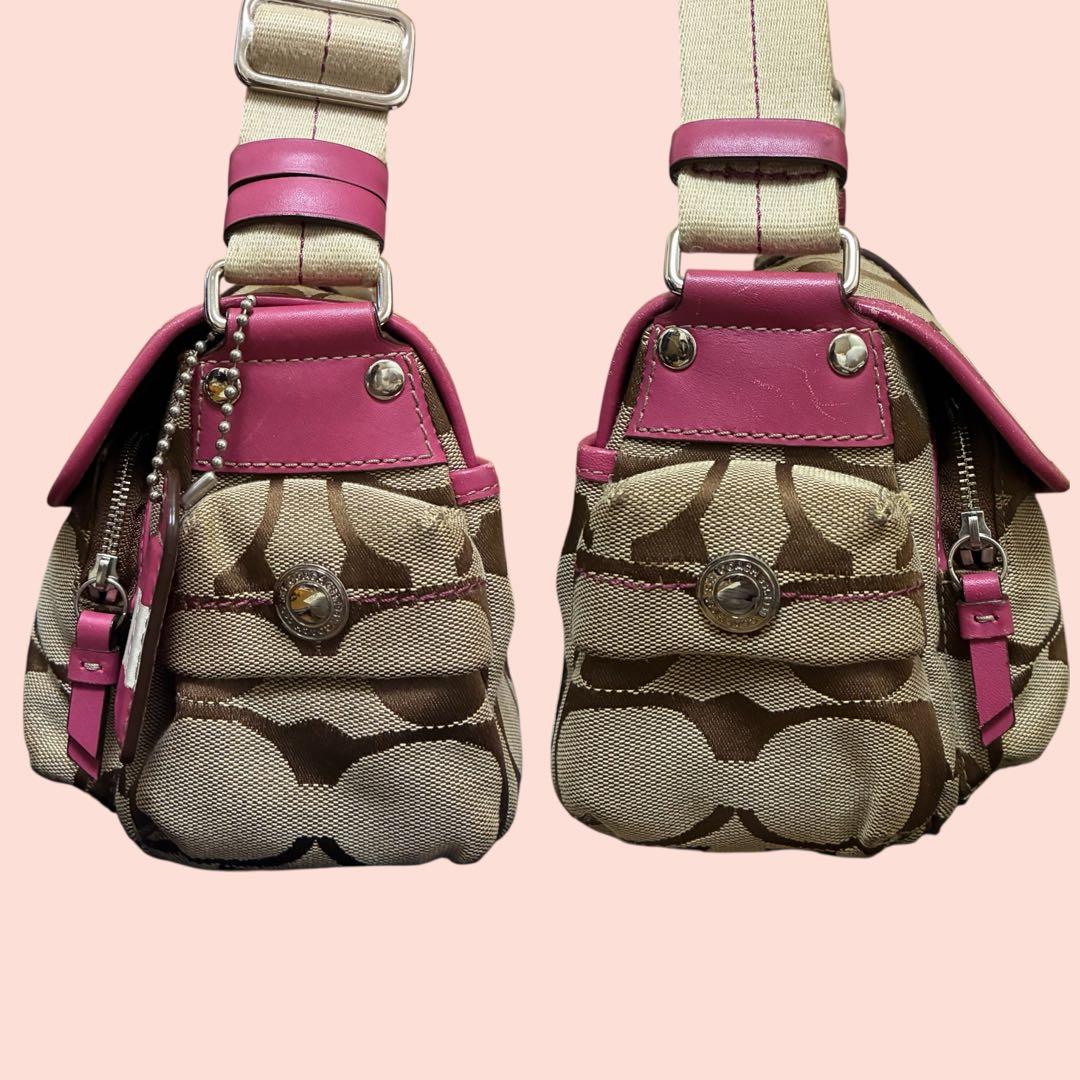 Y2K COACH コーチ 2way シグネチャー ハンドバッグ ショルダー