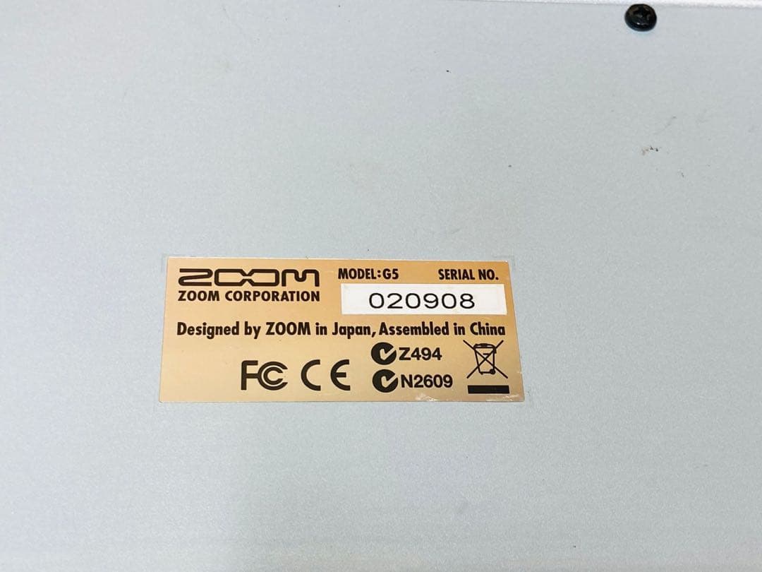 ZOOM G5 ギターエフェクター 動作確認済み