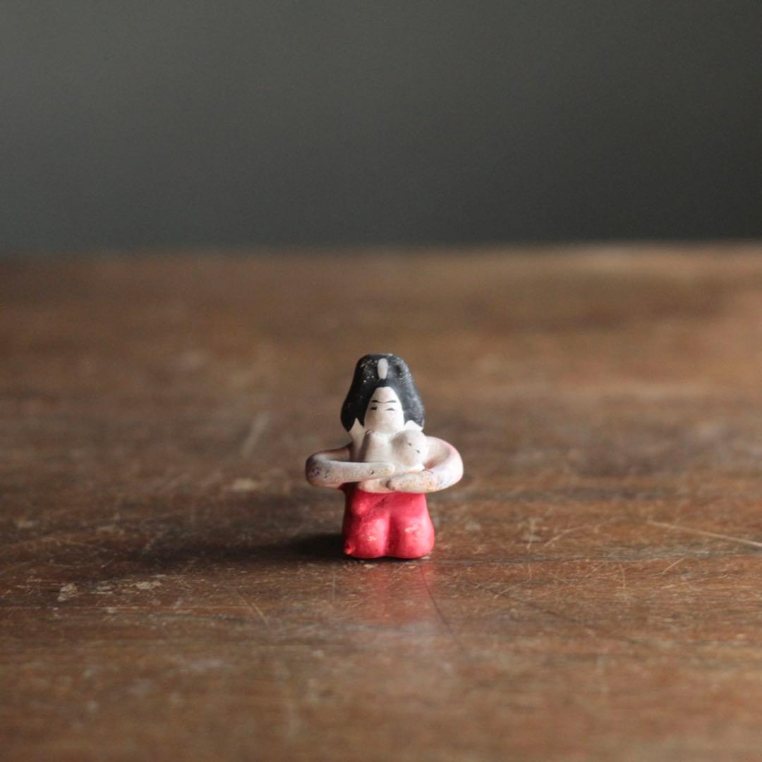 古作 古い 住吉人形 種貸しさん 土人形 郷土人形 古道具 アンティーク