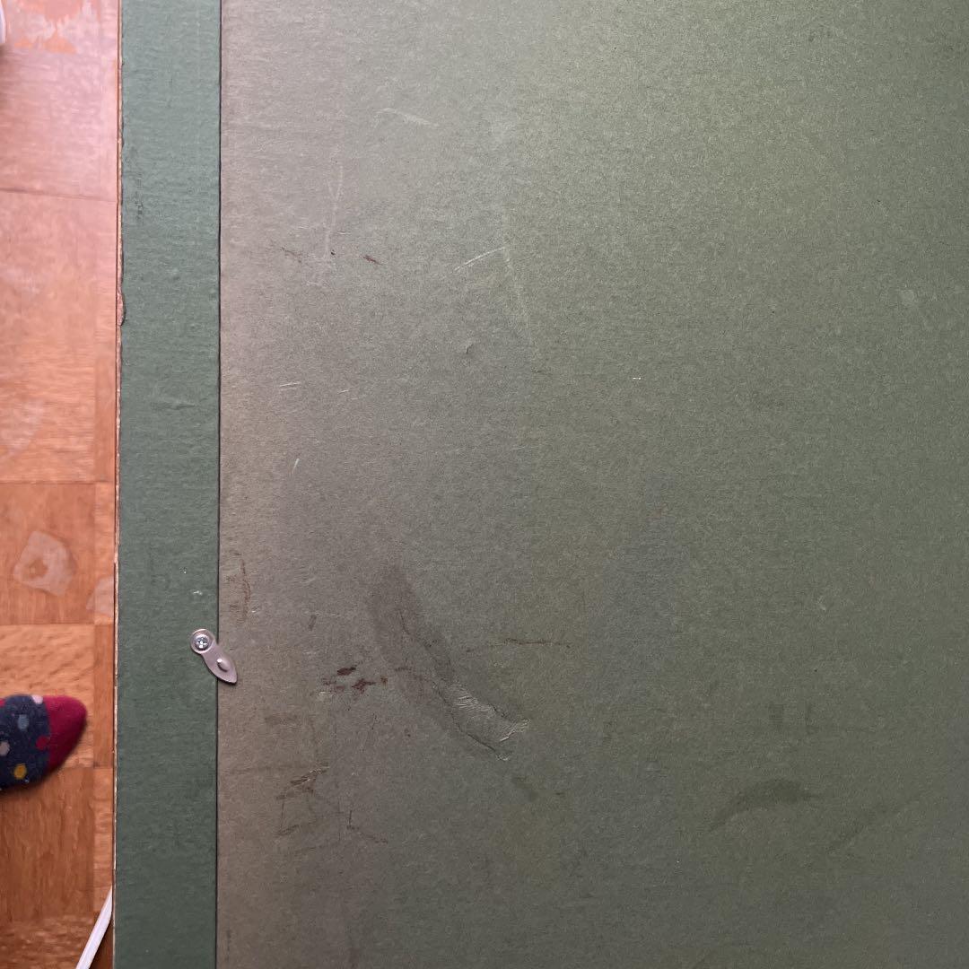 犀川愛子「塩山の春」白日展内閣総大臣賞受賞者の風景画　油絵