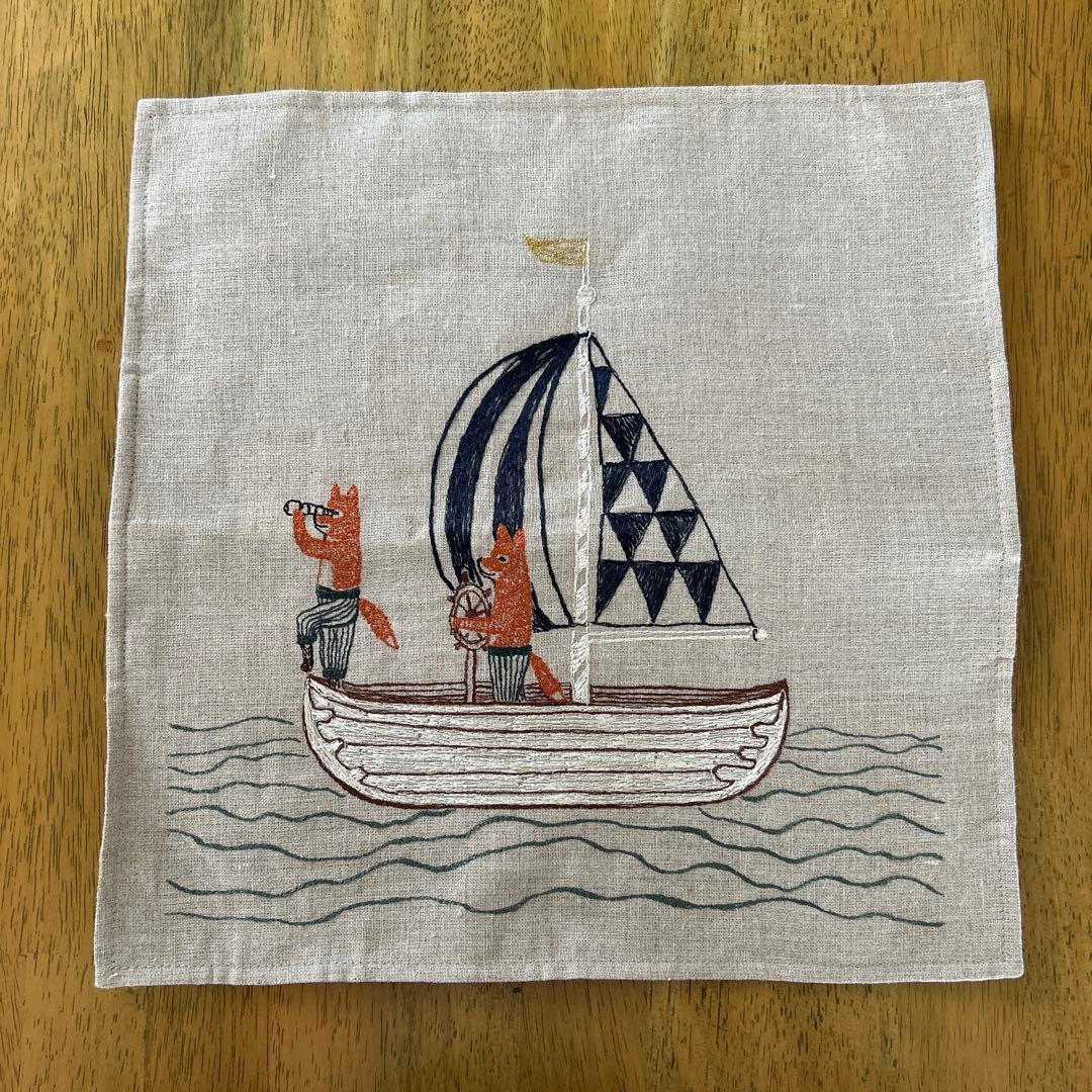 【w♡】【Coral&Tusk】クッションカバーSailingFoxes