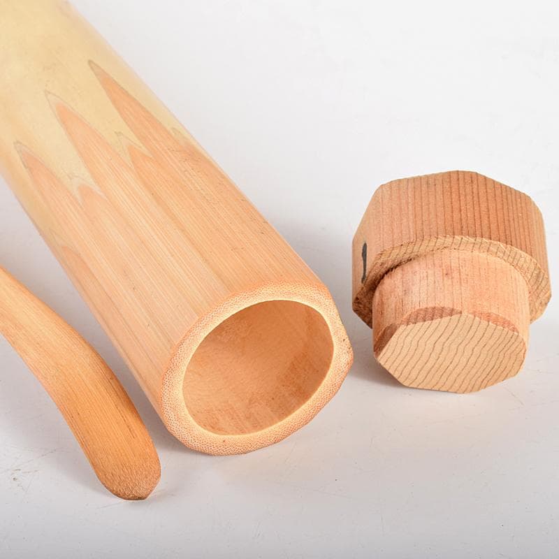 モナカ　表千家十三代即中斎　深山路　自作茶杓　共箱　二重箱　M　R5118