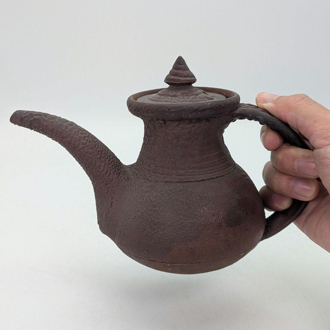 南蛮手急須 煎茶道具 煎茶器 ティーポット 食器 容器 水差 水注 ピッチャー