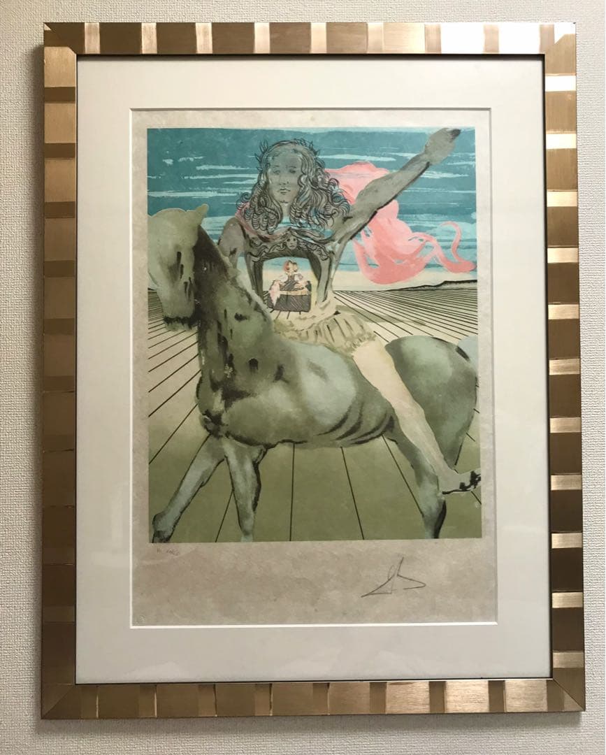 ●お安くご提供●サルバドール・ダリ「シュルレアリスムの騎士（馬へのオマージュ）
