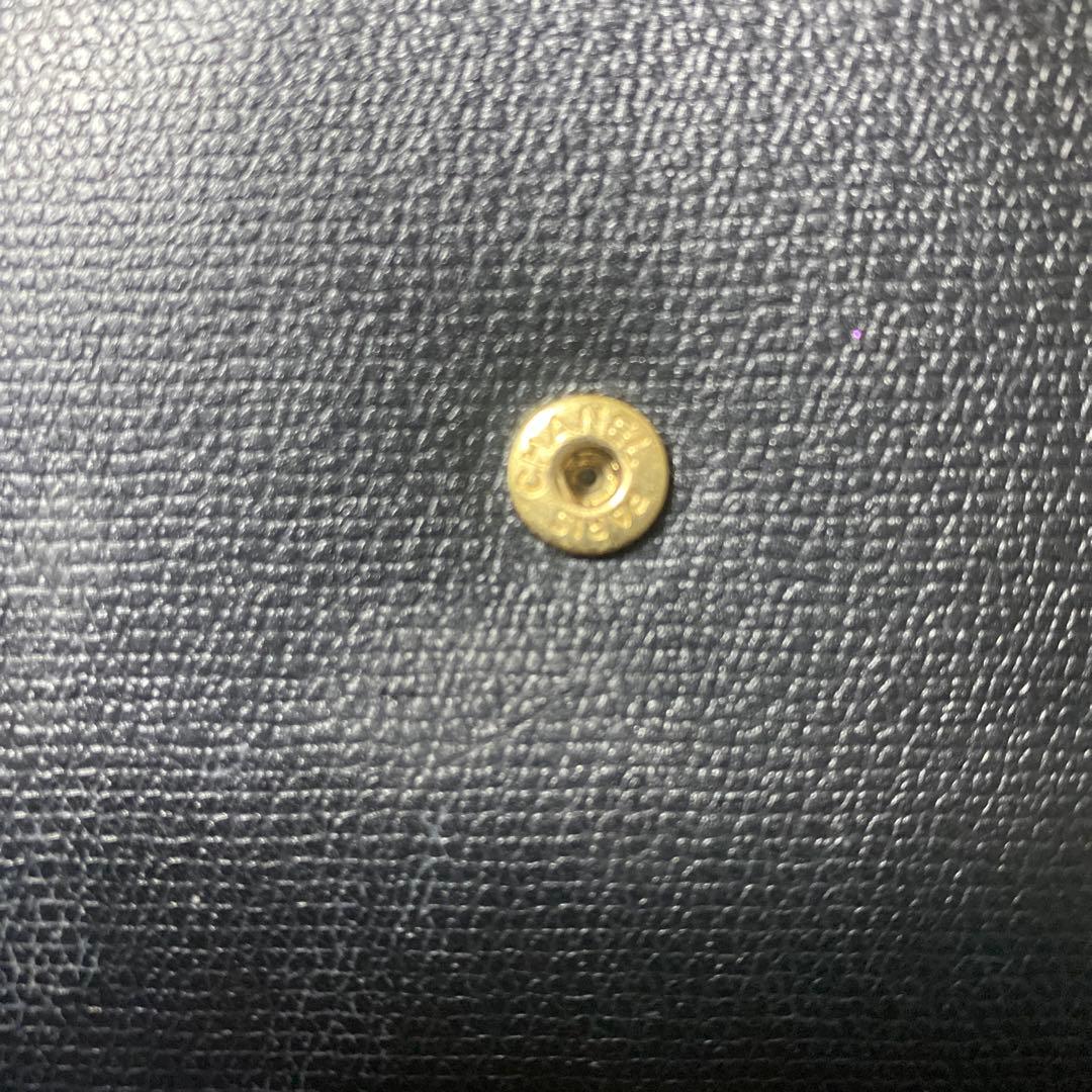 専用 CHANEL コンパクトウォレット ブラック　黒　ココボタン