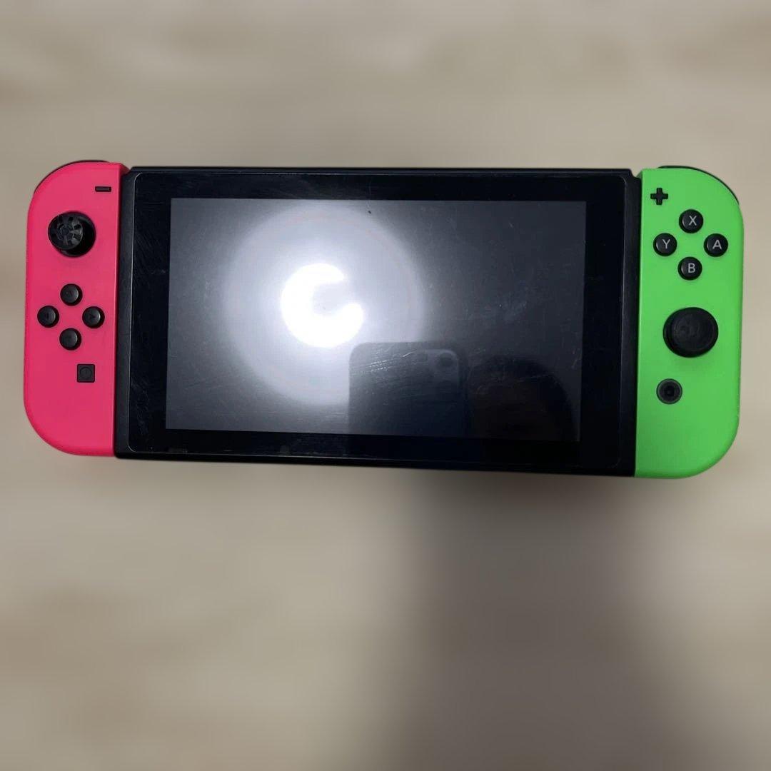 Nintendo Switch 本体 ピンク・グリーン 充実の付属品