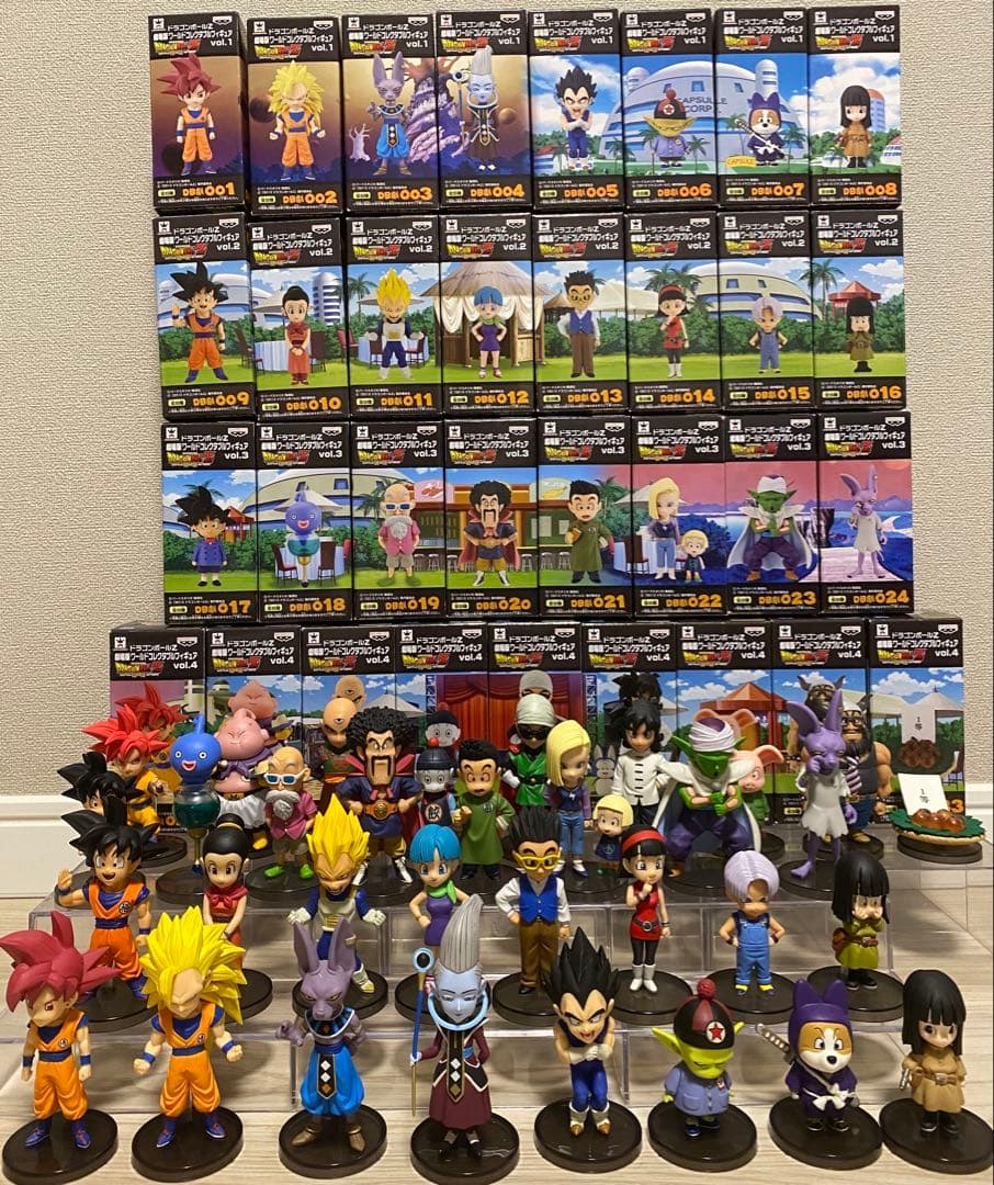 ドラゴンボールZ 劇場版 ワールドコレクタブルフィギュアvol.1 ・2・3・4