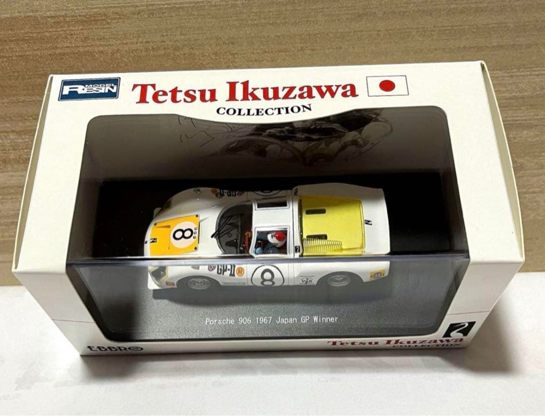 EBBRO 1/43 生沢徹 ポルシェ906 1967 Japan GP #8