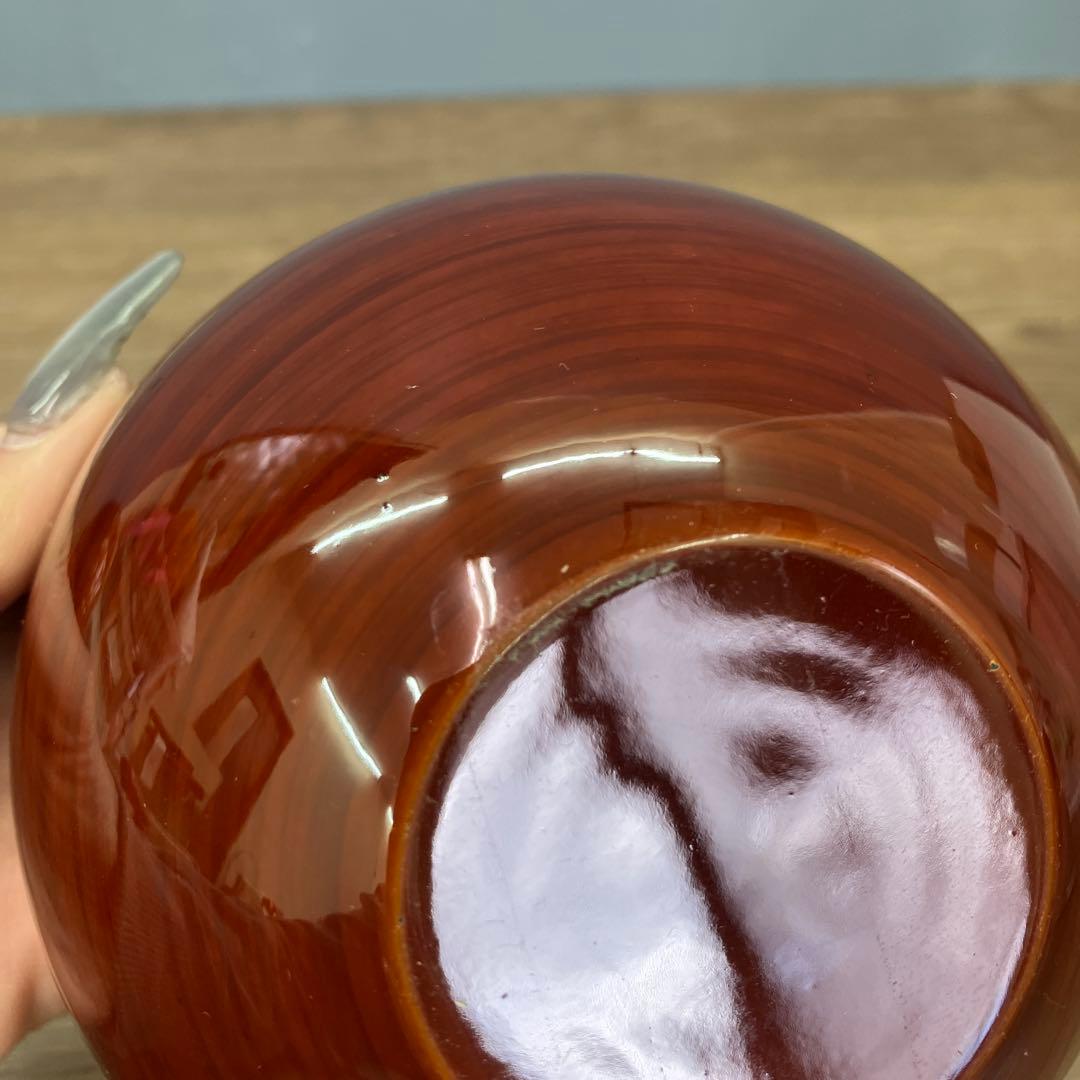 B-5 昭和レトロ 高級 蛤碁石 碁笥 漆塗り風 木製 入れ物 卓上ゲーム用