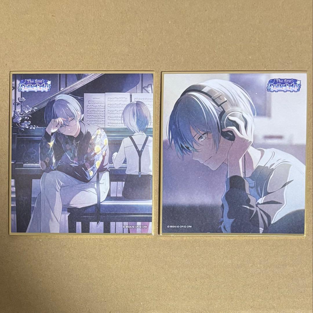 プロセカ 青柳冬弥 ミニ色紙 44C Blender 2枚セット