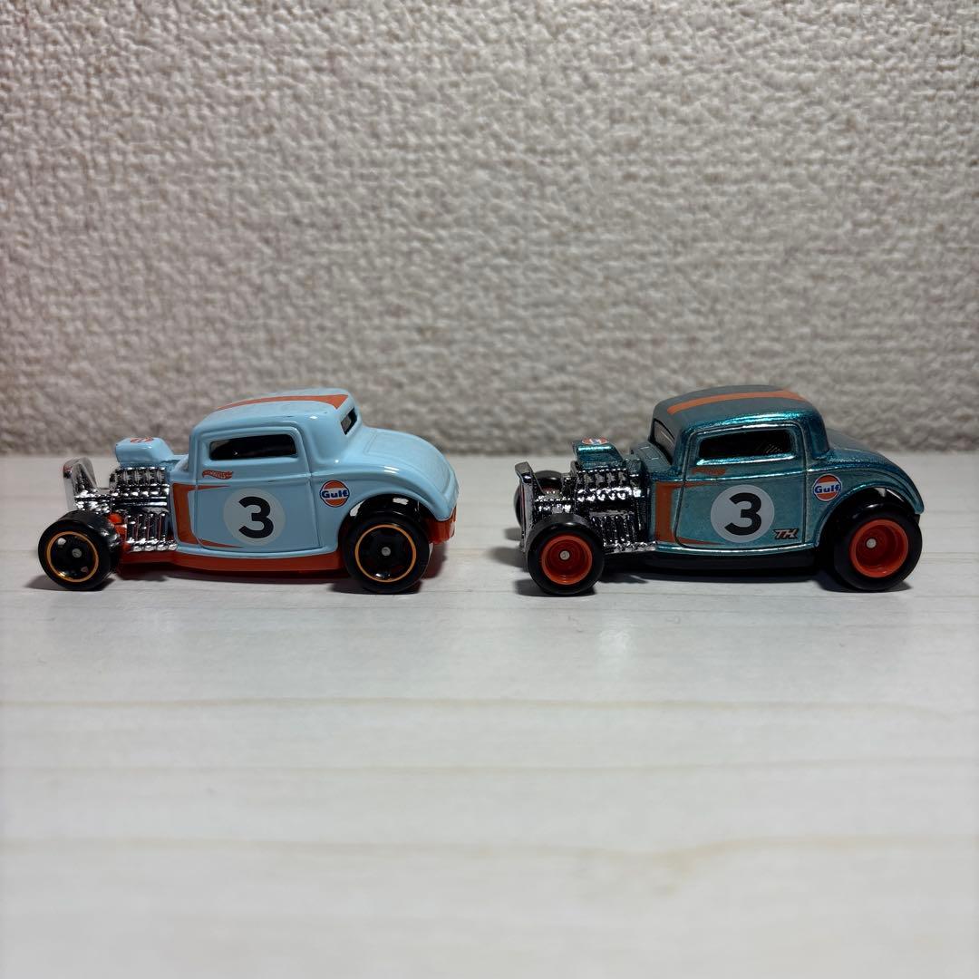 ホットウィール スーパートレジャー ガルフカラー 32フォード 2台セット