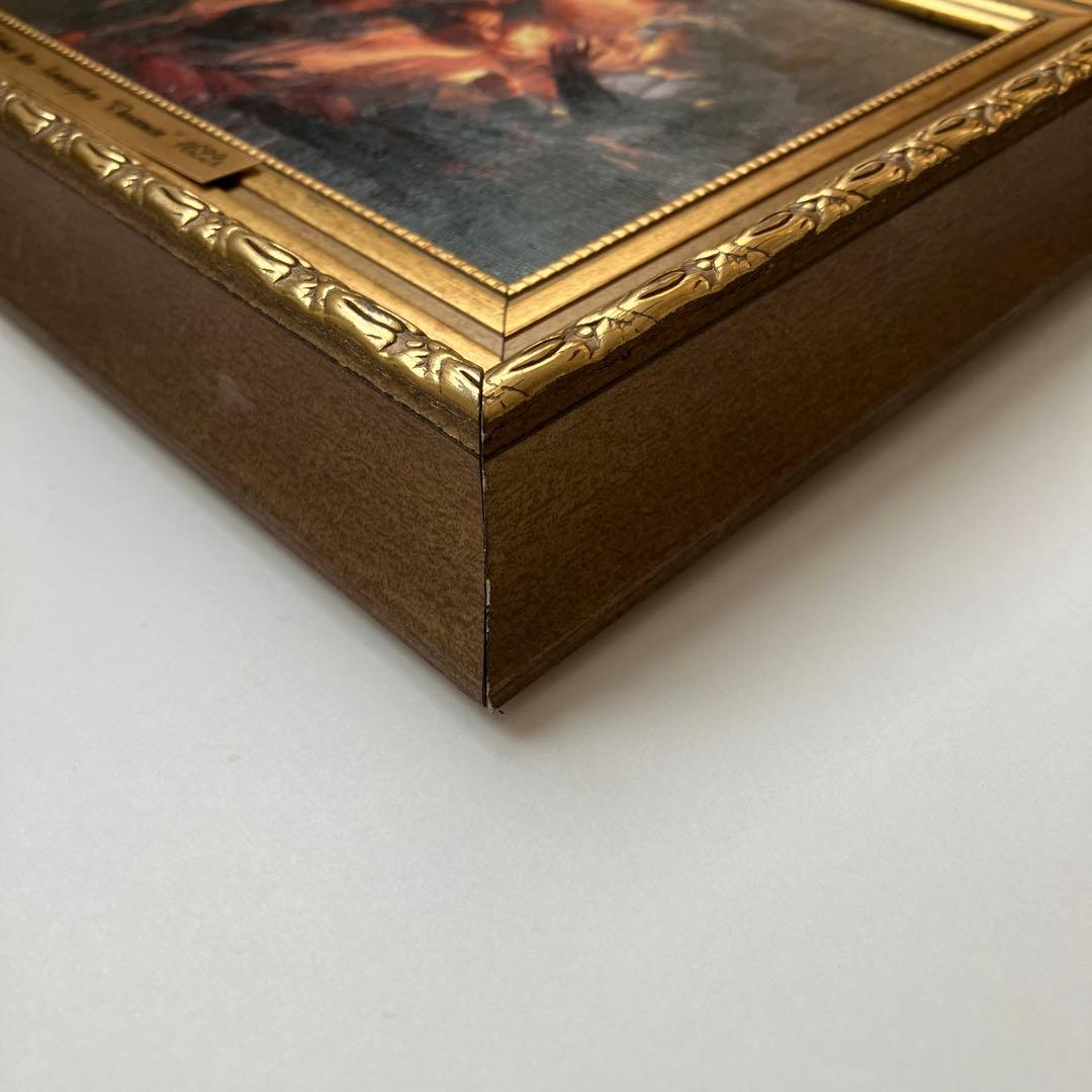 ヘリット・ファン・ホントホルスト 絵画 歯医者 ゴールド 額縁 ビンテージ レア