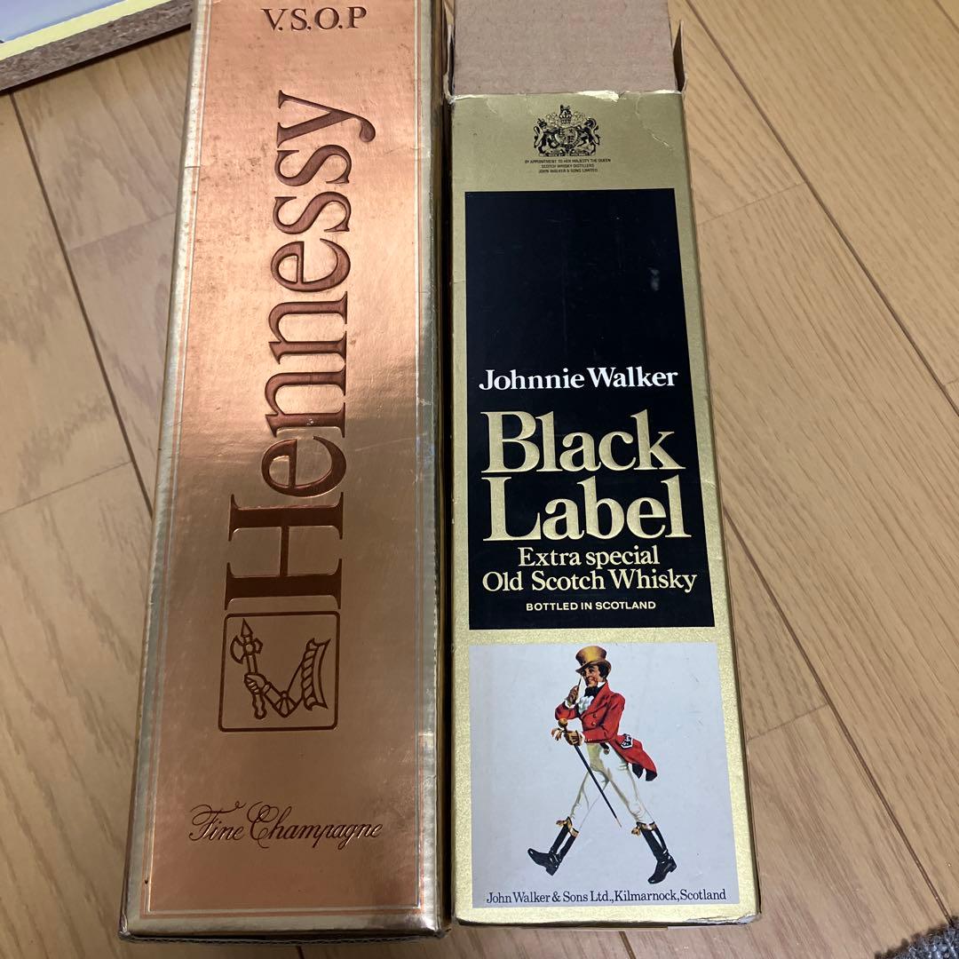 ヘネシー コニャック ●ジョニーウォーカ― ブラックラベル 古酒セット