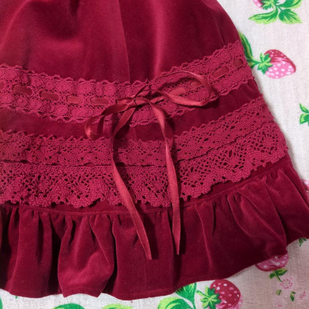 ぬ*様 ベイビーザスターズシャインブライト　編み上げコルセット付きスカート　難あ