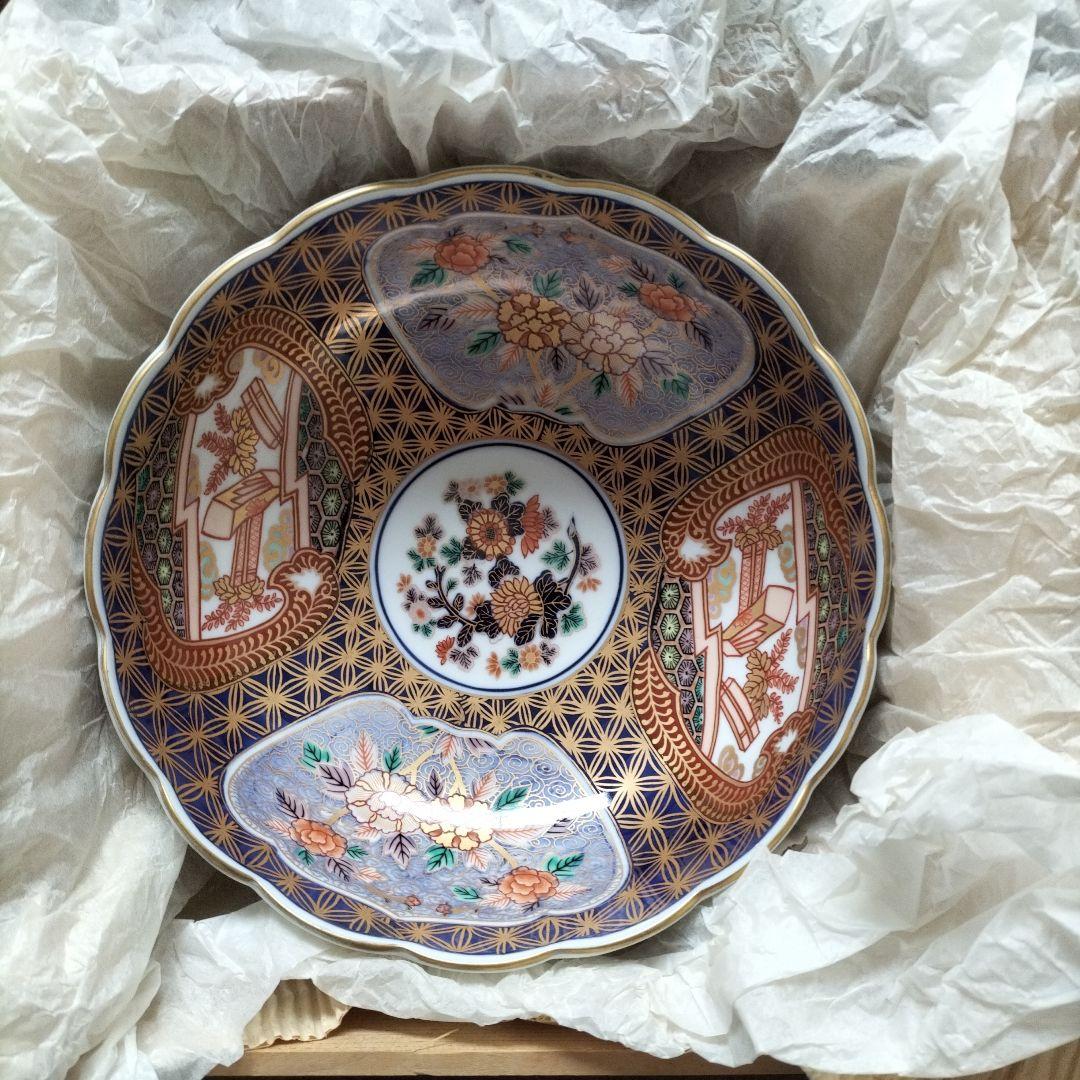 献上手古伊万里　丼　日肥其泉 昭和年製　有田焼