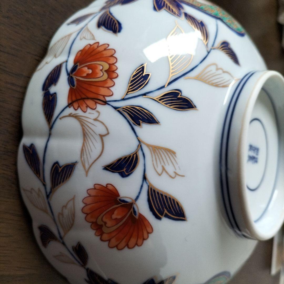 献上手古伊万里　丼　日肥其泉 昭和年製　有田焼