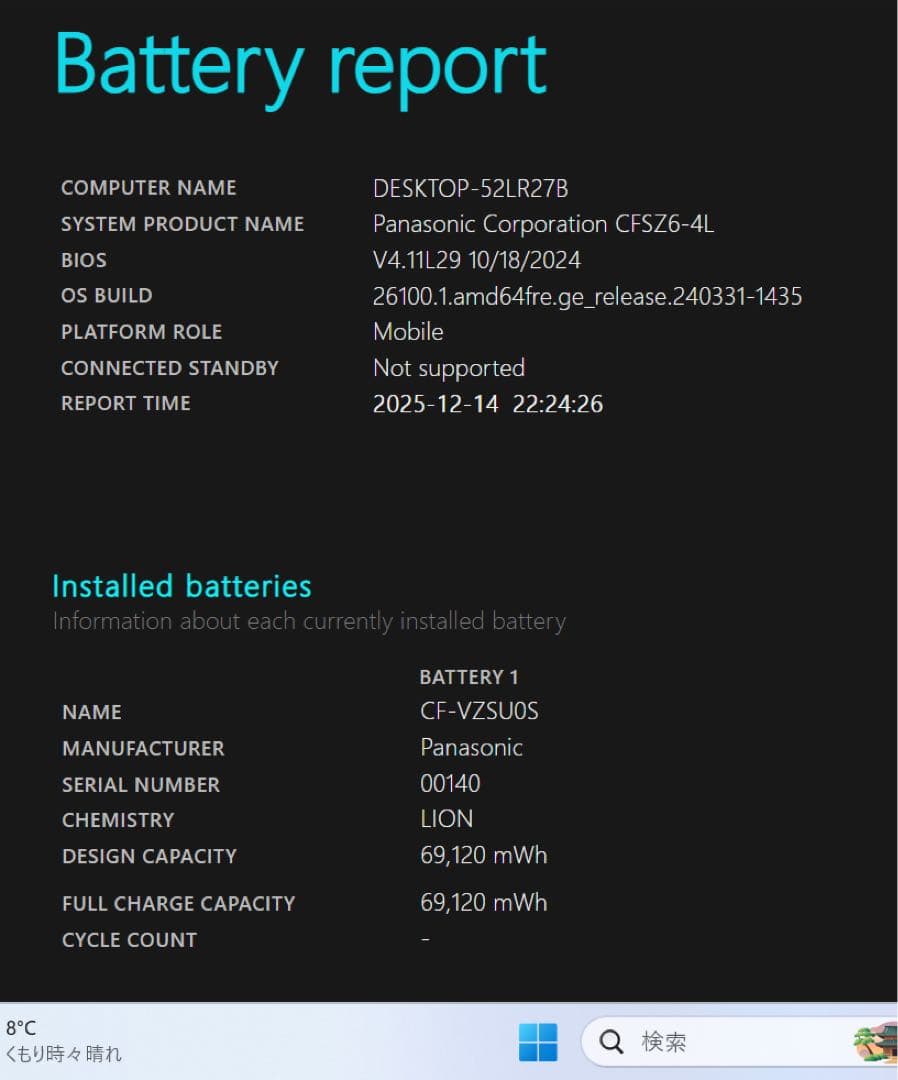 【希少品】レッツノートジェットブラックcfsz6☘️7世代i7☘SSD256GB