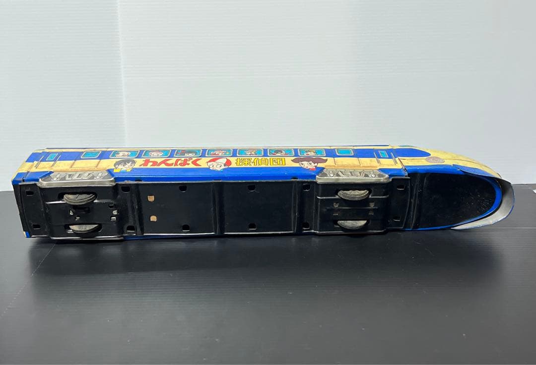 レア❗️ 昭和レトロ　当時物　浅草トイ　わんぱく探偵団　ひかり号　ブリキ