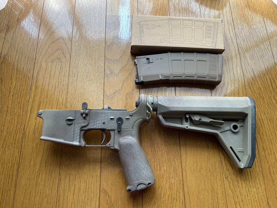 東京マルイ　MWS ロアレシーバーセット　塗装