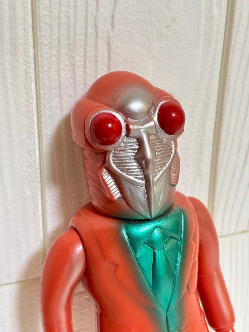 セミ人間 ソフビ フィギュア 中古品 日本製 レトロ 特撮