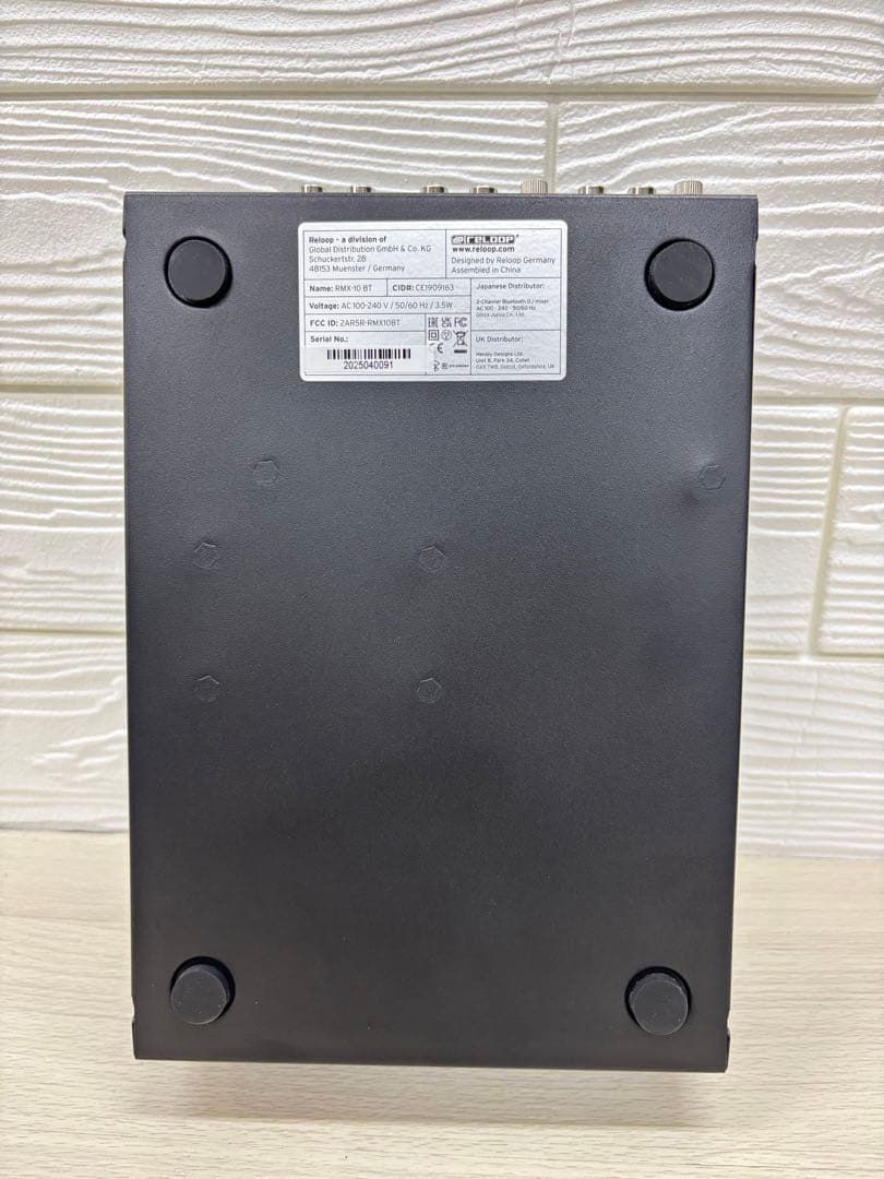 Reloop RMX-10BT Bluetooth入力搭載 DJミキサー ⑨