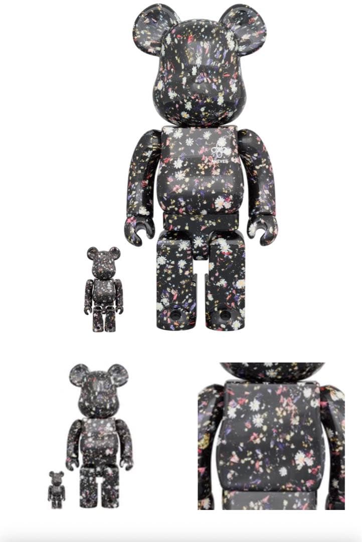 BE@RBRICK ANEVER BLACK 100％ & 400％