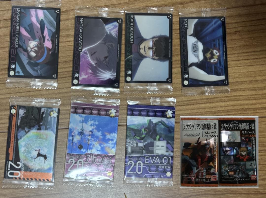 【未開封まとめ売り希少】新世紀エヴァンゲリオン ウエハースまとめ売り　約200枚