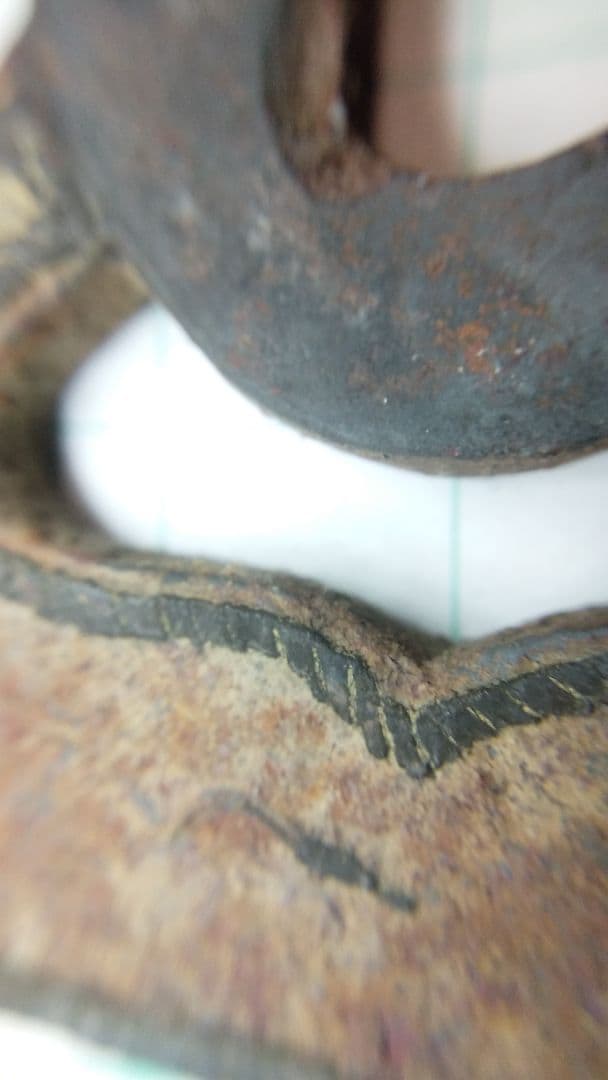 鍔　鉄鍔　アンティーク　骨董　金工　古美術　つば