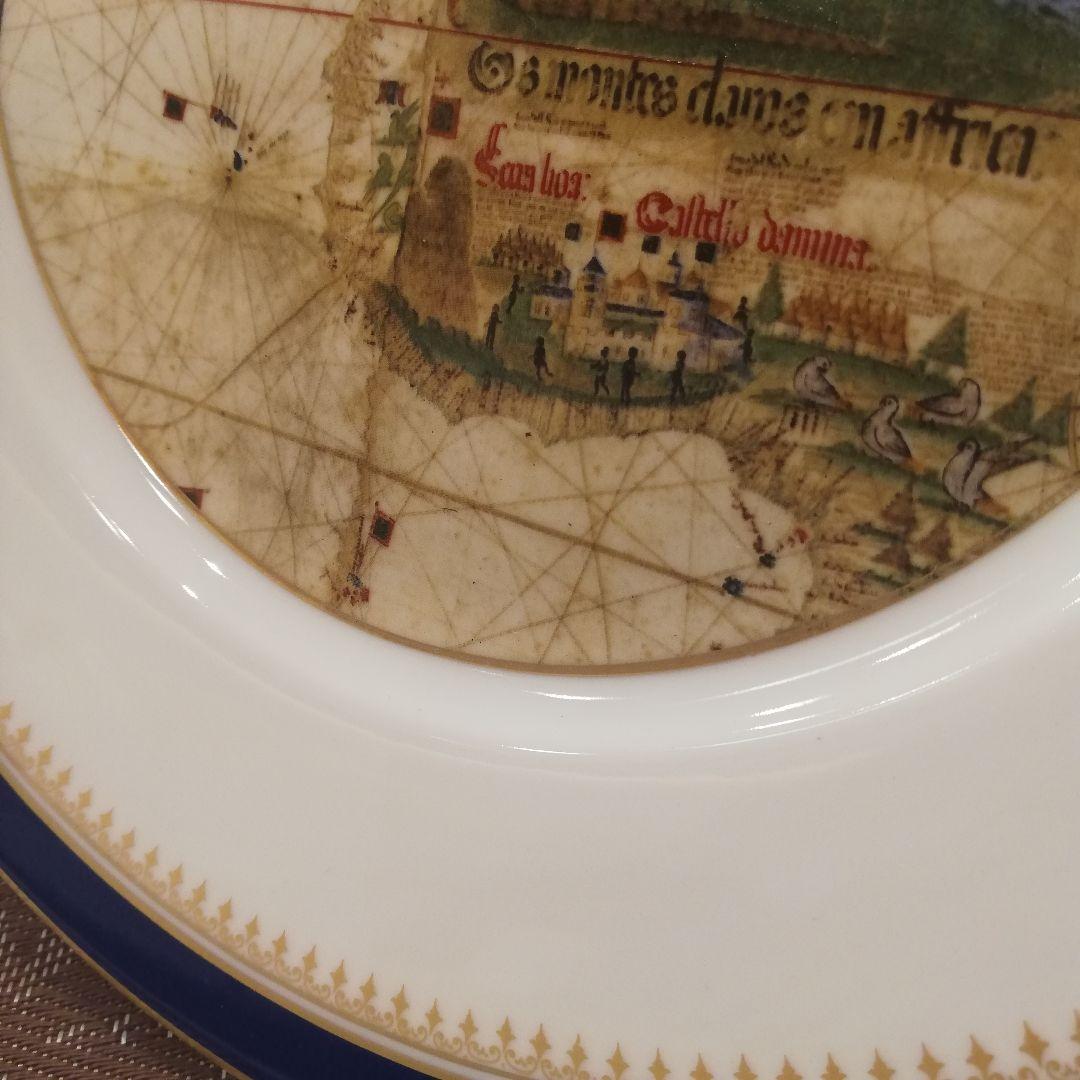 ◇Richard Ginori　colombiadi1992 コロンブス地図　皿