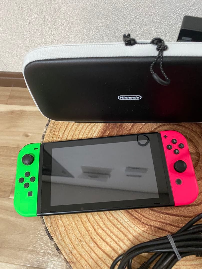 Nintendo Switch ニンテンドースイッチ本体　GRN/PNK 箱無し