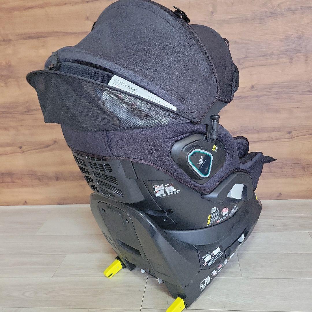 アップリカ チャイルドシート マモリラ ブラック 新生児対応 ISOFIX