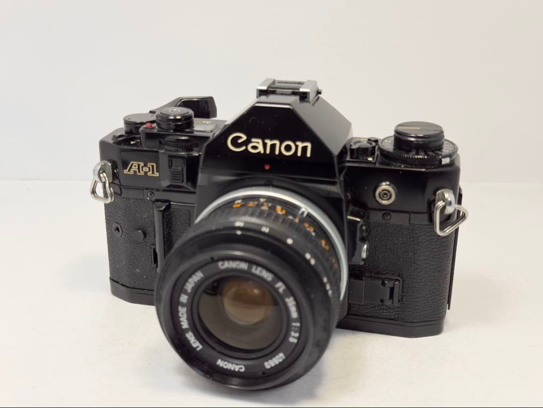 Canon A-1 フィルム一眼レフカメラ 35mm FL f/3.5レンズ付