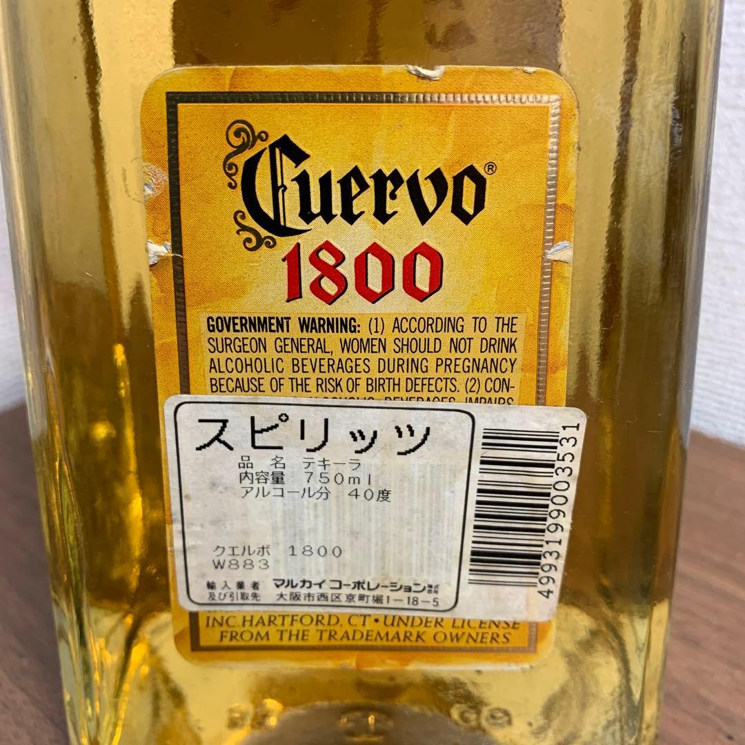 希少ボトル 古酒 ホセ クエルボ 1800 スピリッツ テキーラ
