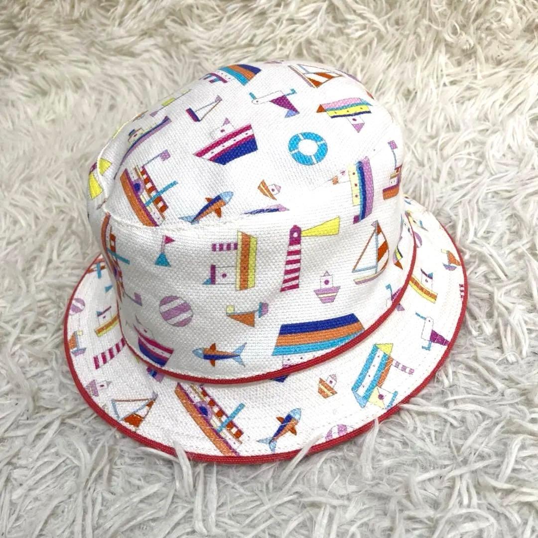 HERMES プティシャルティ ハット 子供用 キッズ サイズ52