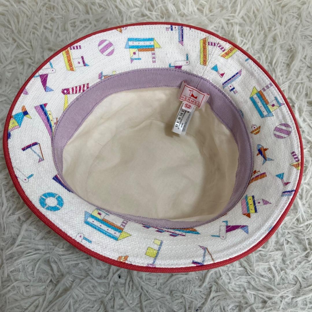 HERMES プティシャルティ ハット 子供用 キッズ サイズ52