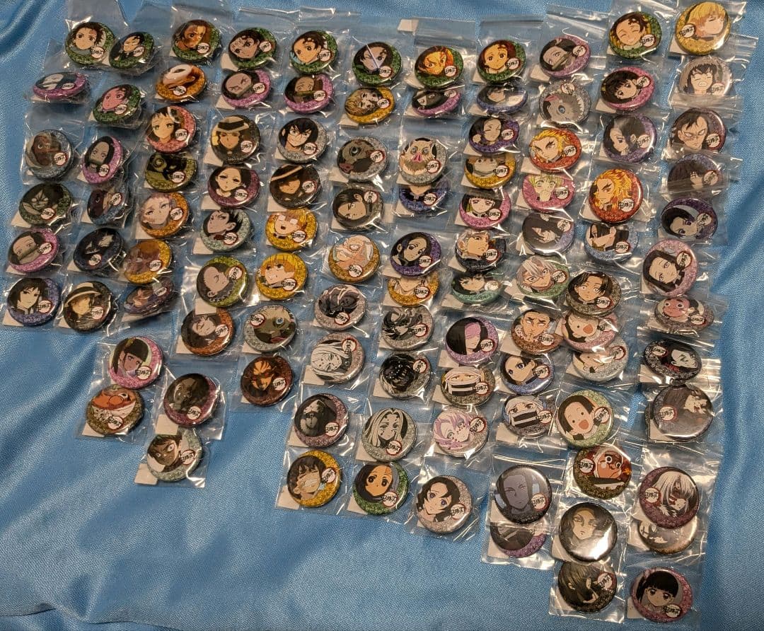 鬼滅の刃 ufotable cafe くじ引き缶バッジ 1期 立志編 全種セット